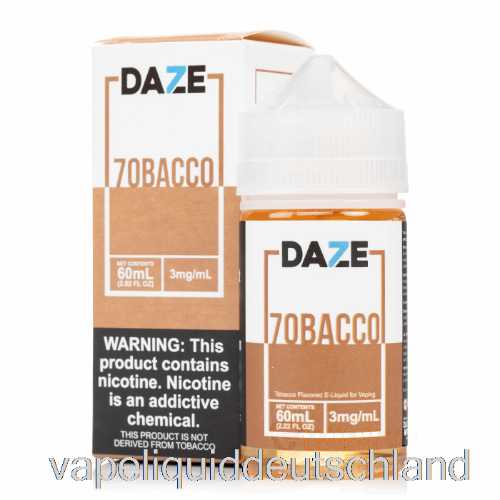 7obacco – 7 Daze E-Liquid – 60 Ml 12 Mg Vape-Flüssigkeit